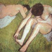 Bathers on the Grass, Edgar Degas